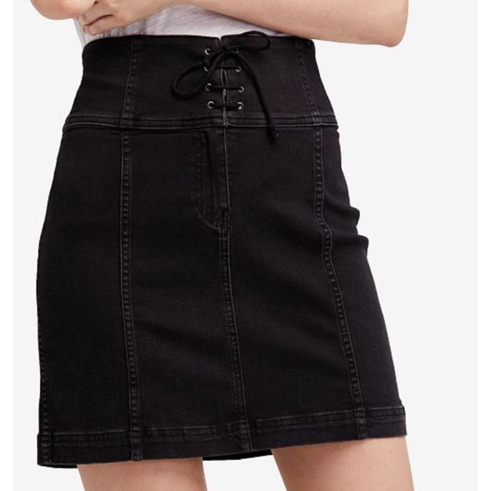 Free People modern femme corset mini skirt